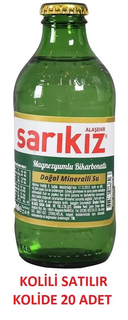 SARIKIZ SADE SODA 250 ML KOLİ : 20 Lİ