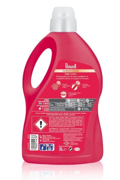 PERWOLL 2,97 L KIRMIZI RENKLİ RENKLERİ CANLANDIRMA DOKU YENİLEME HASSAS TEMİZLİK