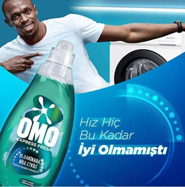 OMO 1480 ML YEŞİL BEYAZ VE RENKLİLER SIVI DETERJAN 37 YIKAMA