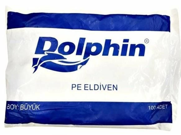 DOLPHİN TEK KULLANIMLIK ŞEFFAF ELDİVEN 100 LÜ
