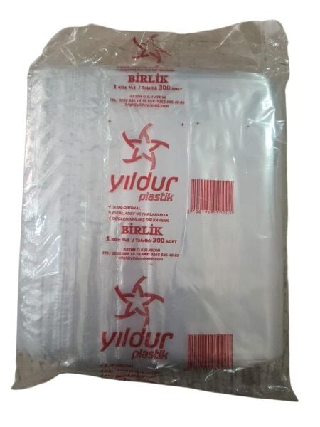 YILDUR BIRLIK 1 KG TAKRIBI 300 AD 20*32 CM ŞEKER & BAKLİYAT & YUMURTA POŞETİ