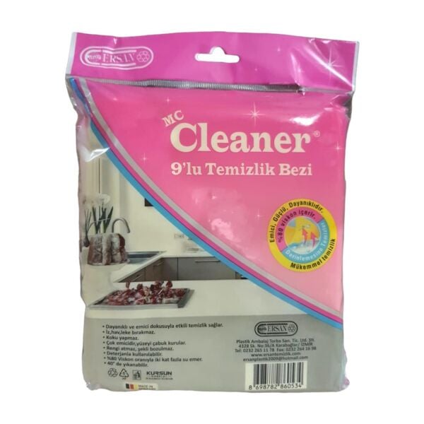 ERSAN 9 LU SARI TEMİZLİK BEZİ MC. CLEANER