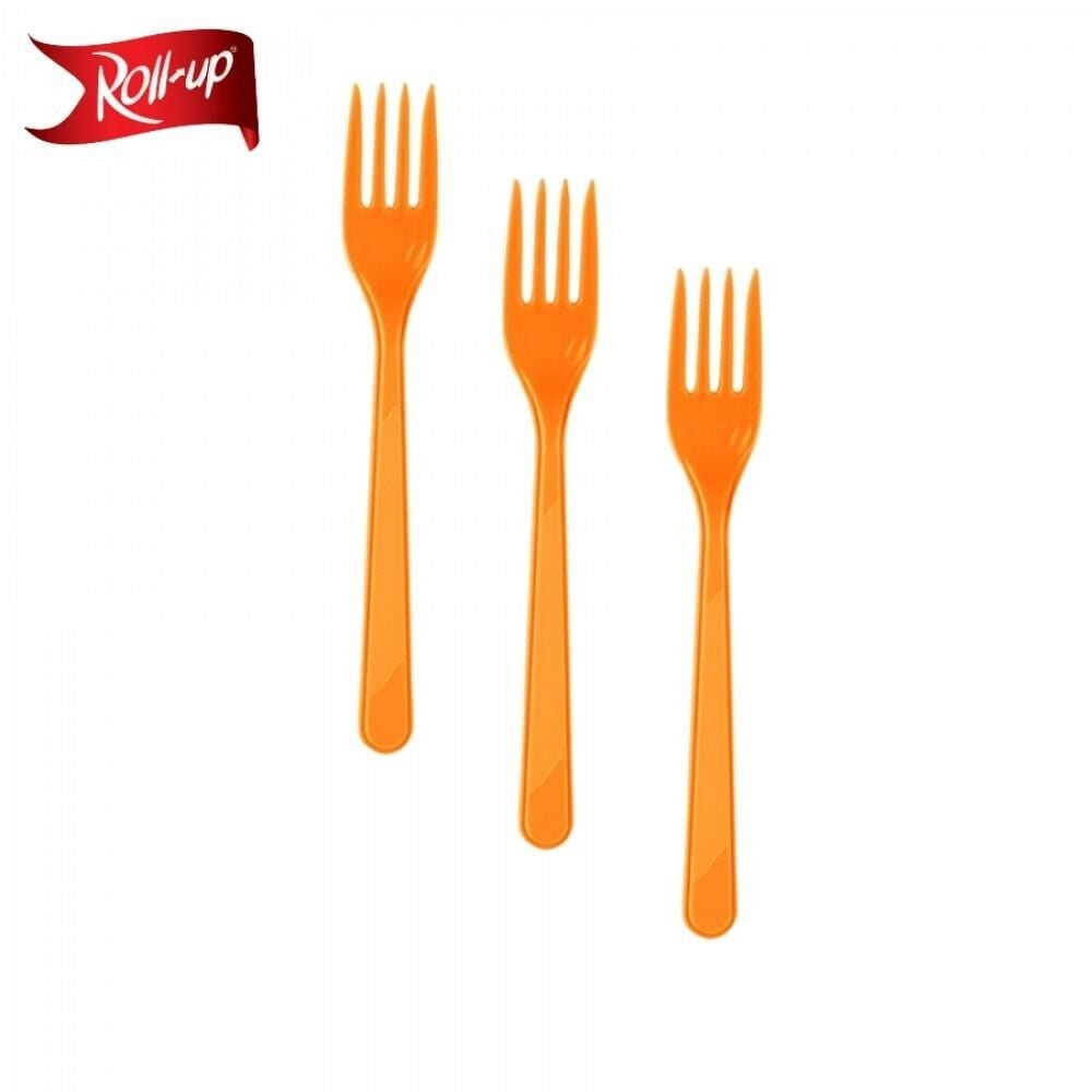 PARTI ÇATAL PLASTIK TURUNCU 25 LI PK