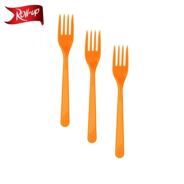 PARTI ÇATAL PLASTIK TURUNCU 25 LI PK