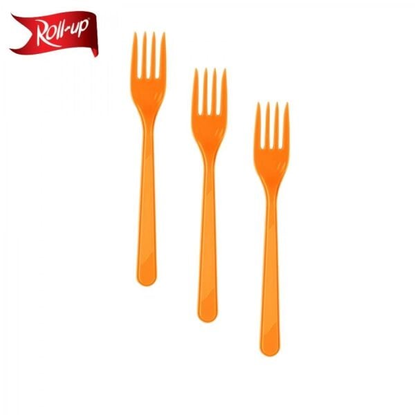 PARTI ÇATAL PLASTIK TURUNCU 25 LI PK