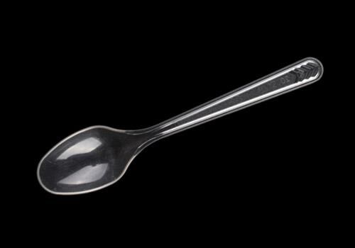 LÜKS 2,6 G. ŞEFFAF PLASTİK KAŞIK PK:100 LÜ TAKRİBİ EN : 4,2 CM BOY : 17,5 CM