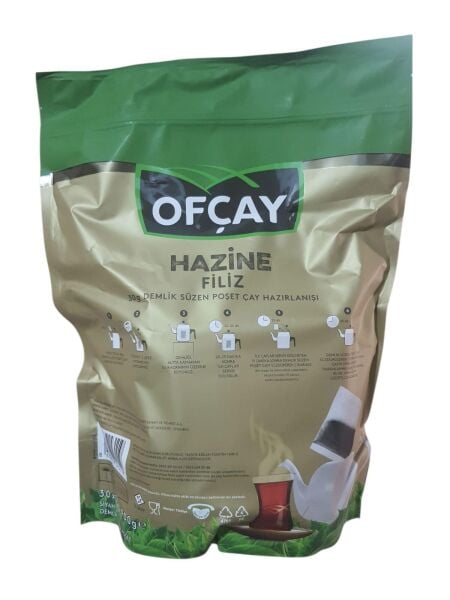 OFÇAY HAZINE FİLİZ ZENGİN DEM 30*30 G. DEMLIK POSET