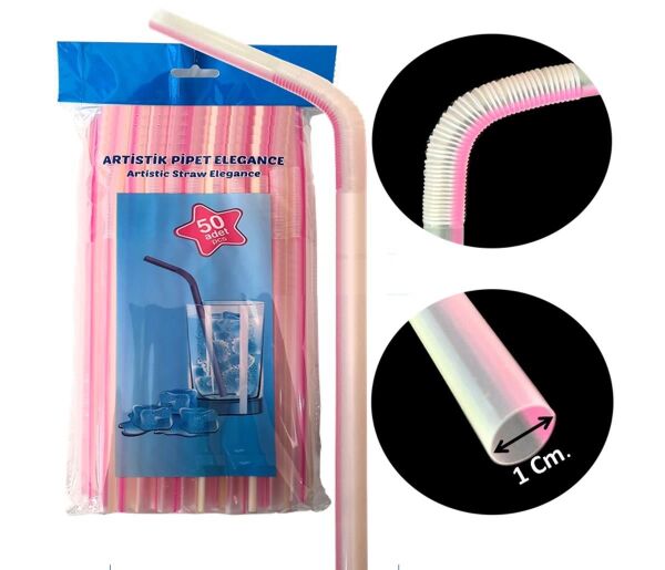 MYEBİ ELEGANCE ARTİSTİK PİPET ÇAP : 10 MM * UZUNLUK : 280 MM PAKET : 50 PİPET