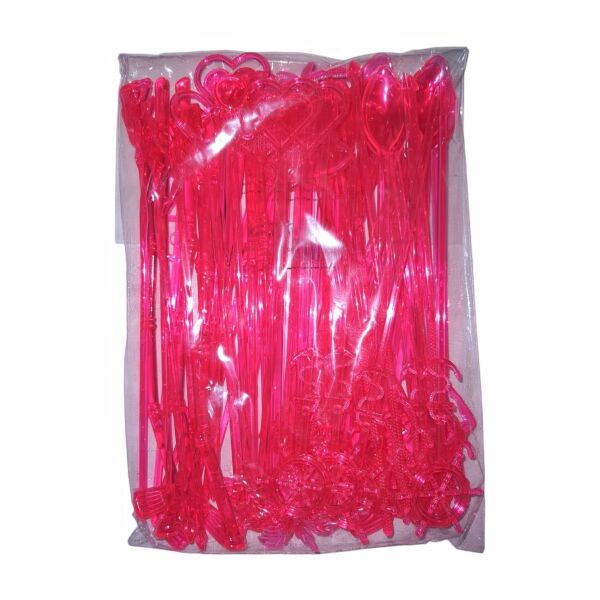 KOKTEYL KARISTIRICI UZUN (20 - 25 CM) PK : 50 LI (PAKETLER TEK RENKTİR)