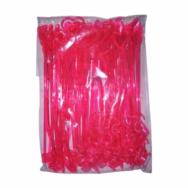KOKTEYL KARISTIRICI UZUN (20 - 25 CM) PK : 50 LI (PAKETLER TEK RENKTİR)