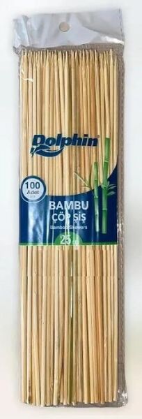 DOLPHİN ÇÖP ŞİŞ 25 CM 100 LÜ PAKET