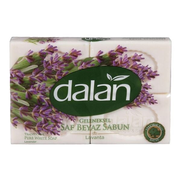 DALAN GELENEKSEL SAF BEYAZ BANYO SABUN PK :4*150 G. LAVANTA