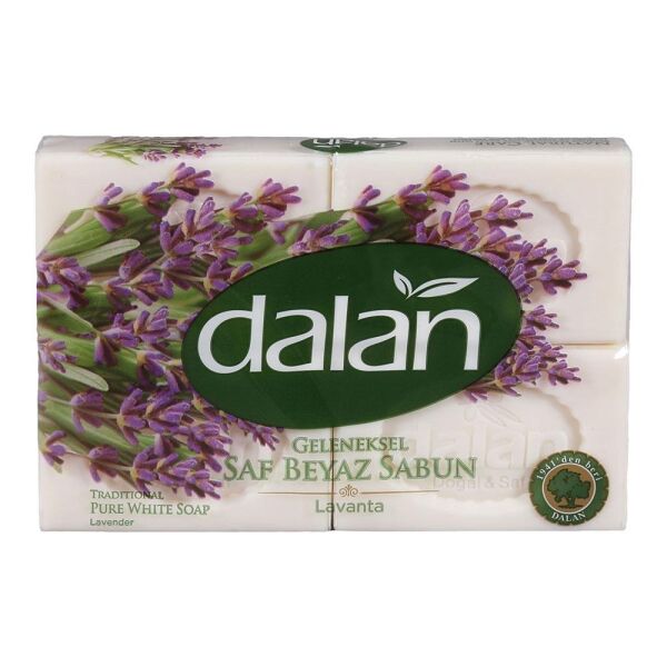 DALAN GELENEKSEL SAF BEYAZ BANYO SABUN PK :4*150 G. LAVANTA