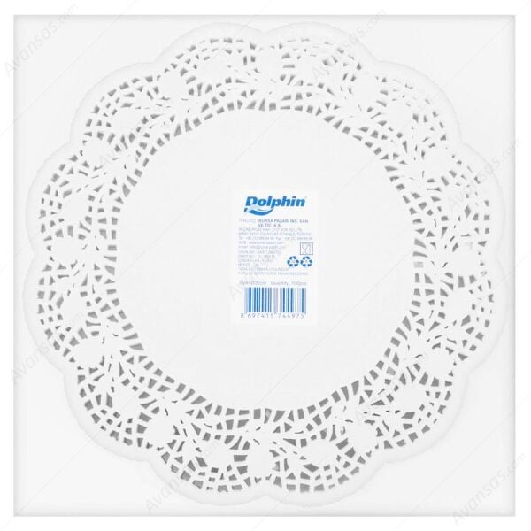 DOLE 28 CM YUVARLAK 100 LÜ PK DOLPHİN