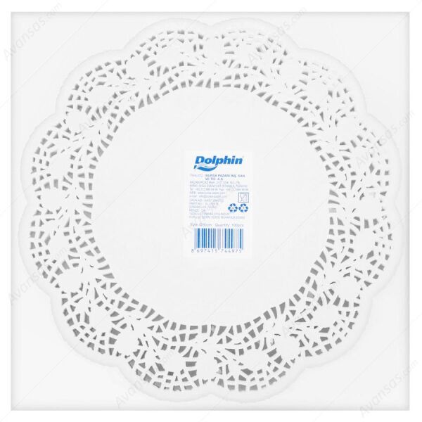 DOLE 28 CM YUVARLAK 100 LÜ PK DOLPHİN