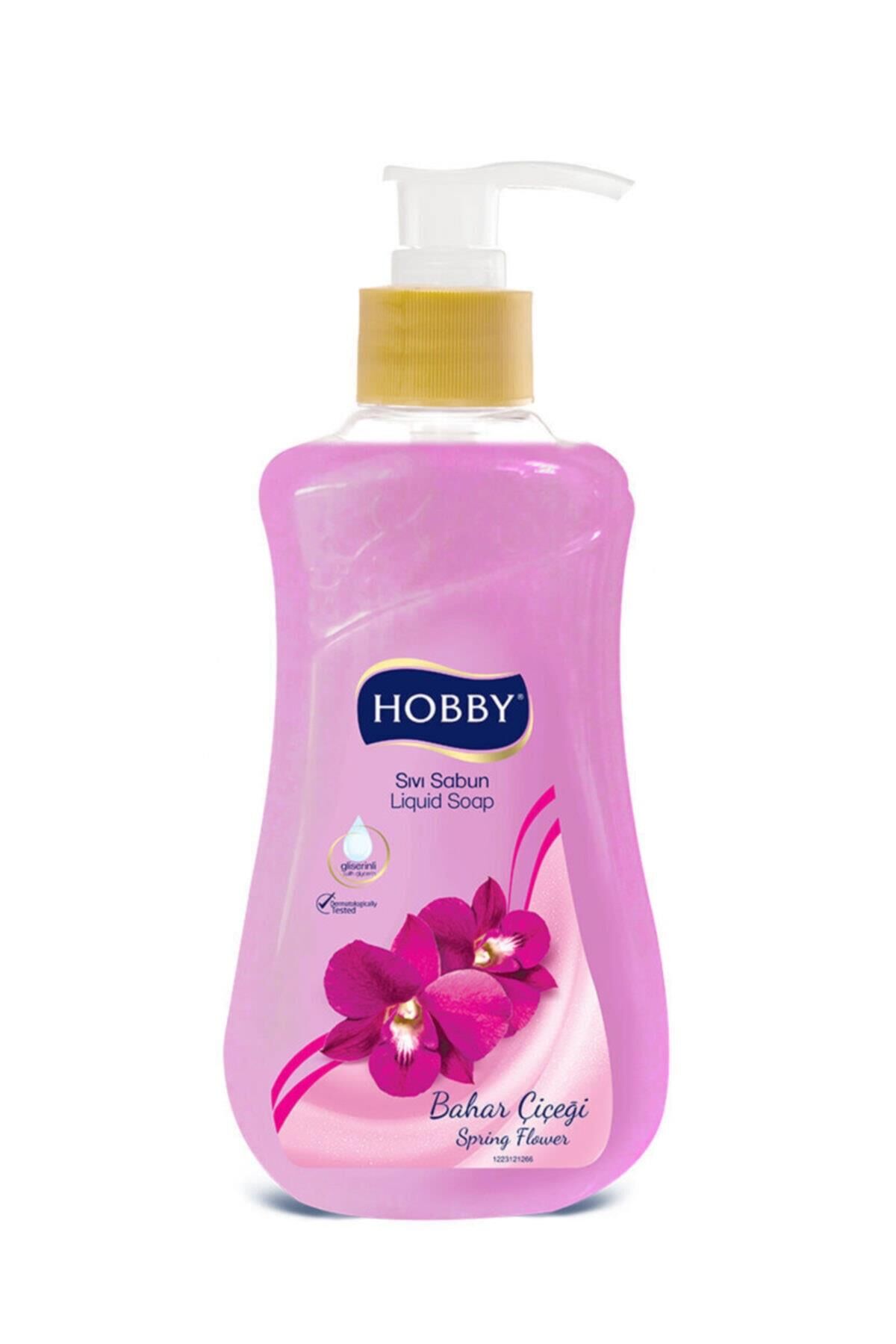 HOBBY SIVI SABUN GLİSERİNLİ 400 ML. BAHAR ÇIÇEGI PEMBE
