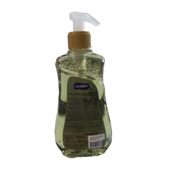 HOBBY SIVI SABUN GLİSERİNLİ 400 ML ZEYTIN ÖZLÜ NATURALS SERİSİ