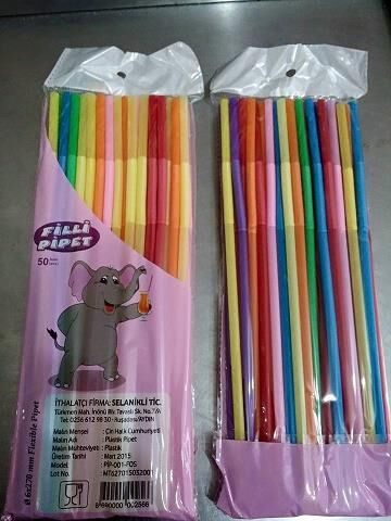 FİLLİ İNCE ARTİSTİK PİPET 6MM*280 MM PK:50 Lİ