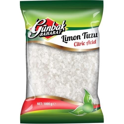 GÜNBAK LİMON TUZU TANE 1 KG NO:5