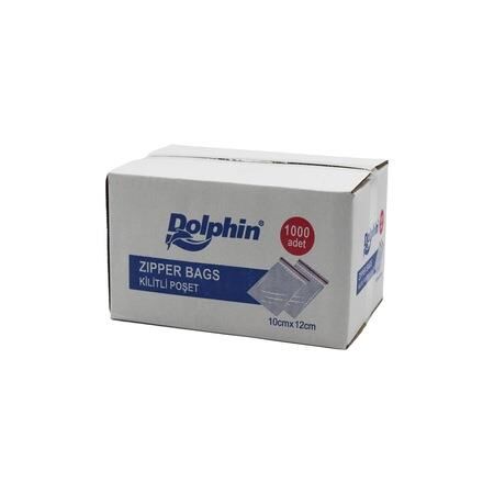DOLPHIN KİLİTLİ TORBA 10*12 CM KUTU 10*PK:100 LÜ =1000 ADET