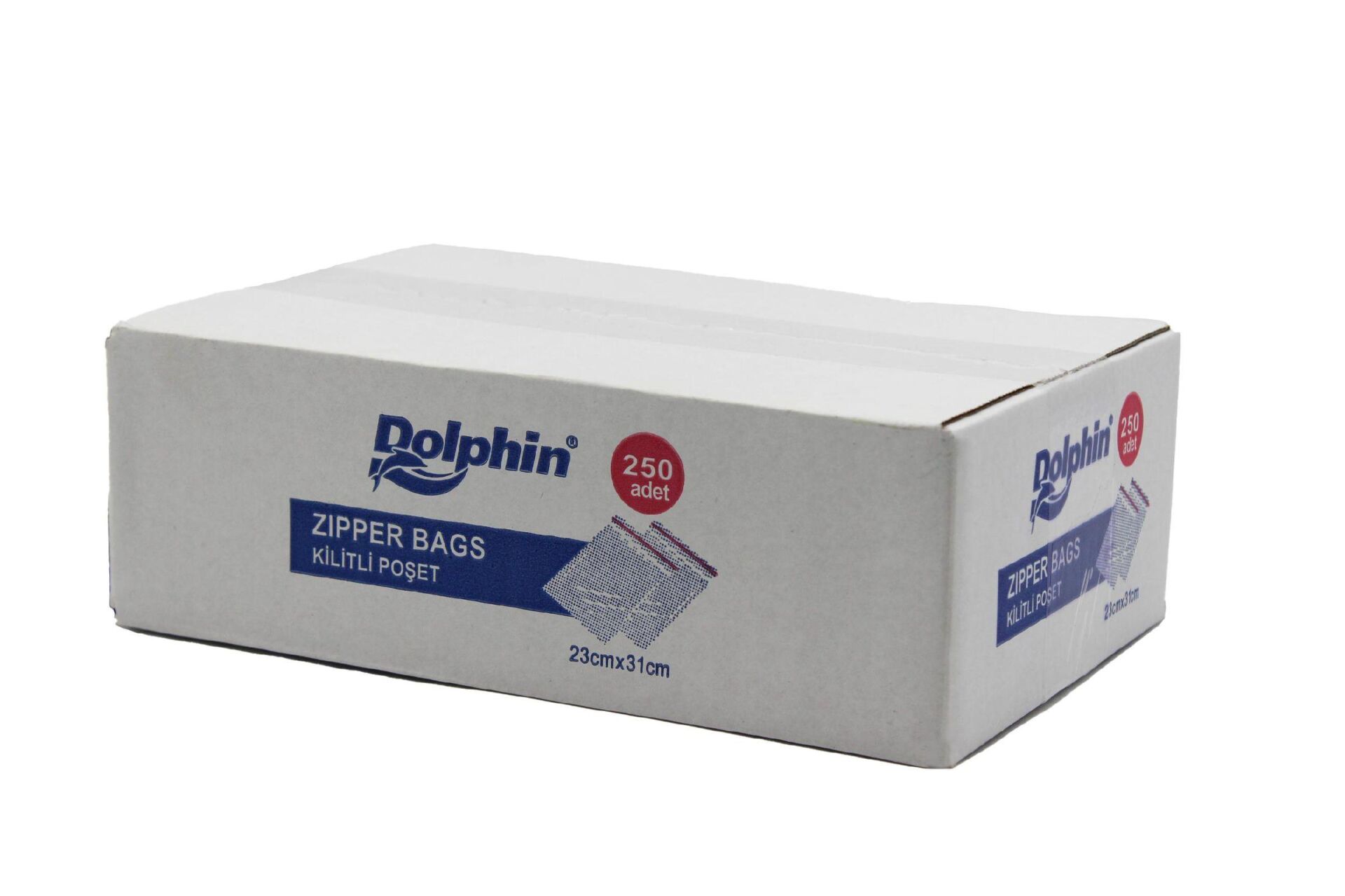 DOLPHIN KİLİTLİ TORBA 23*31 CM KUTU 2*PK:125 LI =250 ADET