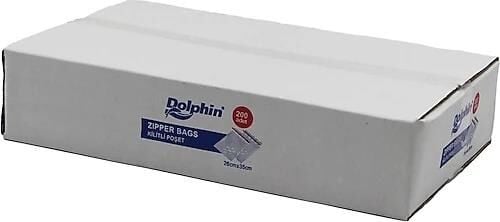 DOLPHİN KİLİTLİ TORBA 26*35 CM KUTU 2 PK:100 LÜ = 200 ADET