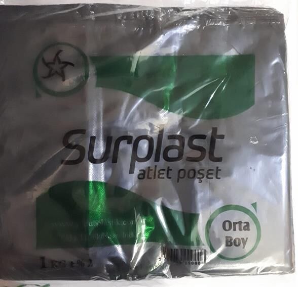 SURPLAST SİYAH ORTA 1 KG