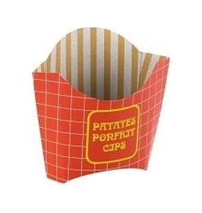 PATATES CİPS KUTUSU PK:100 LÜ