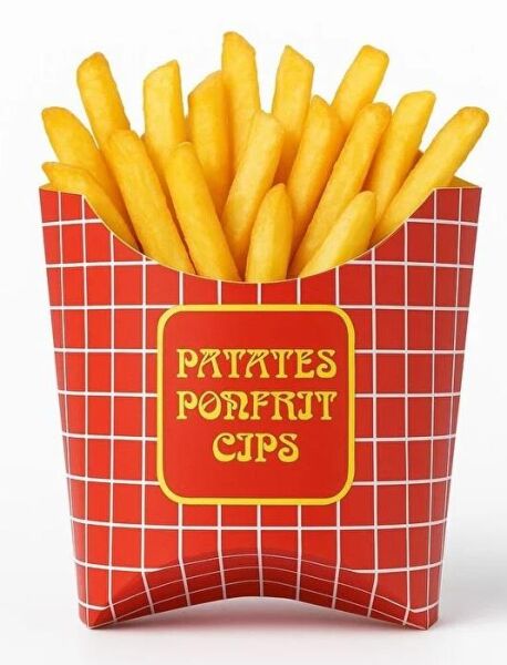 PATATES CİPS KUTUSU PK:100 LÜ