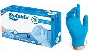 DOLPHIN NİTRİL M MAVI MUAYENE ELDİVENI