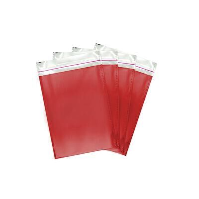 SAN LÜKS BANTLI METALIZE POSET 11*12 PK:50 Lİ KIRMIZI & GOLD & GÜMÜŞ
