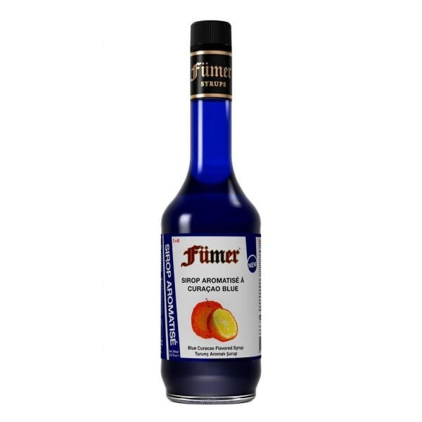 FÜMER TURUNÇ AROMALI KOKTEYL SURUBU 700 ML ( BLUE CURAÇAO )