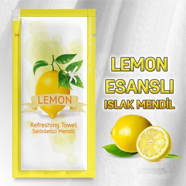 ISLAK MENDIL 5*10 500'LÜ PK LEMON