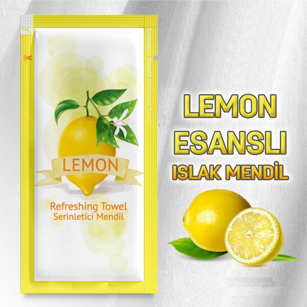 ISLAK MENDIL 5*10 500'LÜ PK LEMON