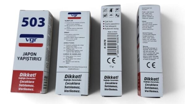 50 ADET 17 G JAPON YAPIŞTIRICI SUPER GLUE K-3678 BRÜT 17 G VGR 503