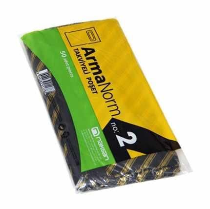 2 no 26*38 SIYAH 50 LI PK TAKVİYELİ POŞET