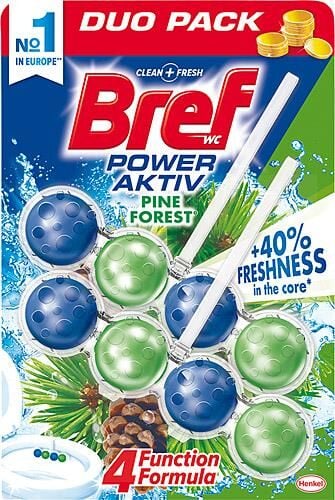 BREF WC POWER BLOK KLOZET BLOĞU ÇAM 100 GR. 2*50 g.