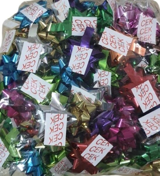 YILDIZ NO:2 METALİK RENKLİ PK:100 LÜ SAN