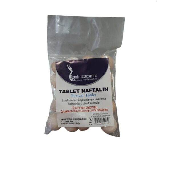 YALNIZUÇANLAR PISUVAR TABLET ( TABLET NAFTALİN) KOKU GIDERICI TABLET BILYE 75 GR