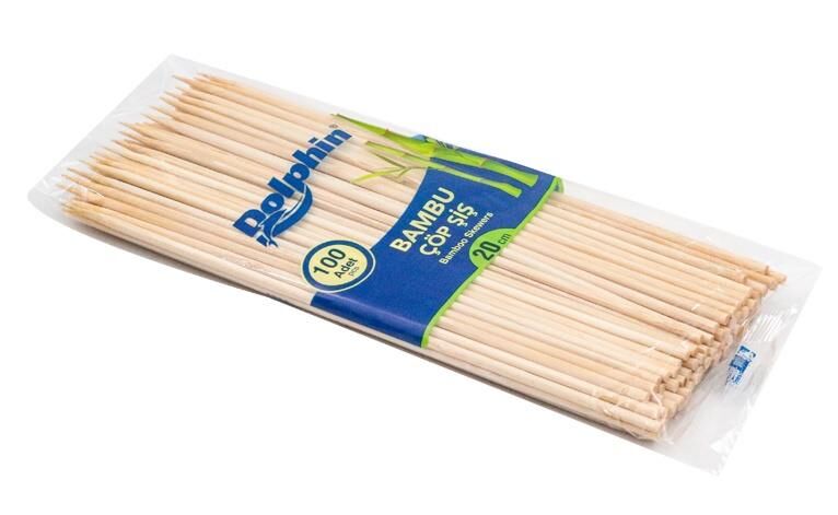 DOLPHİN ÇÖP ŞİŞ 20 CM 100 LÜ