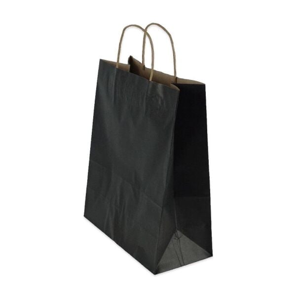 RENKLİ KARTON ÇANTA 18*24*8 CM. 25'Lİ PAKET BÜKLÜM SAPLI TÜM RENKLER