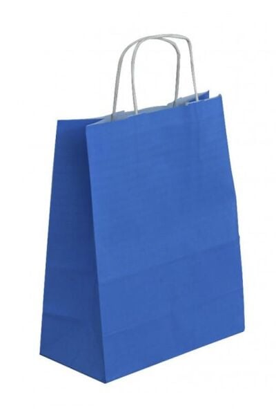 RENKLİ KARTON ÇANTA 31*41*12 CM. 25'Lİ PAKET BÜKLÜM SAPLI TÜM RENKLER