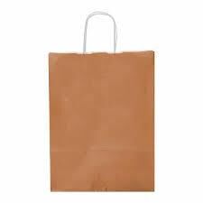KRAFT 12*32*40 BASKISIZ KARTON ÇANTA 90 G. BÜKLÜM SAPLI UMUR