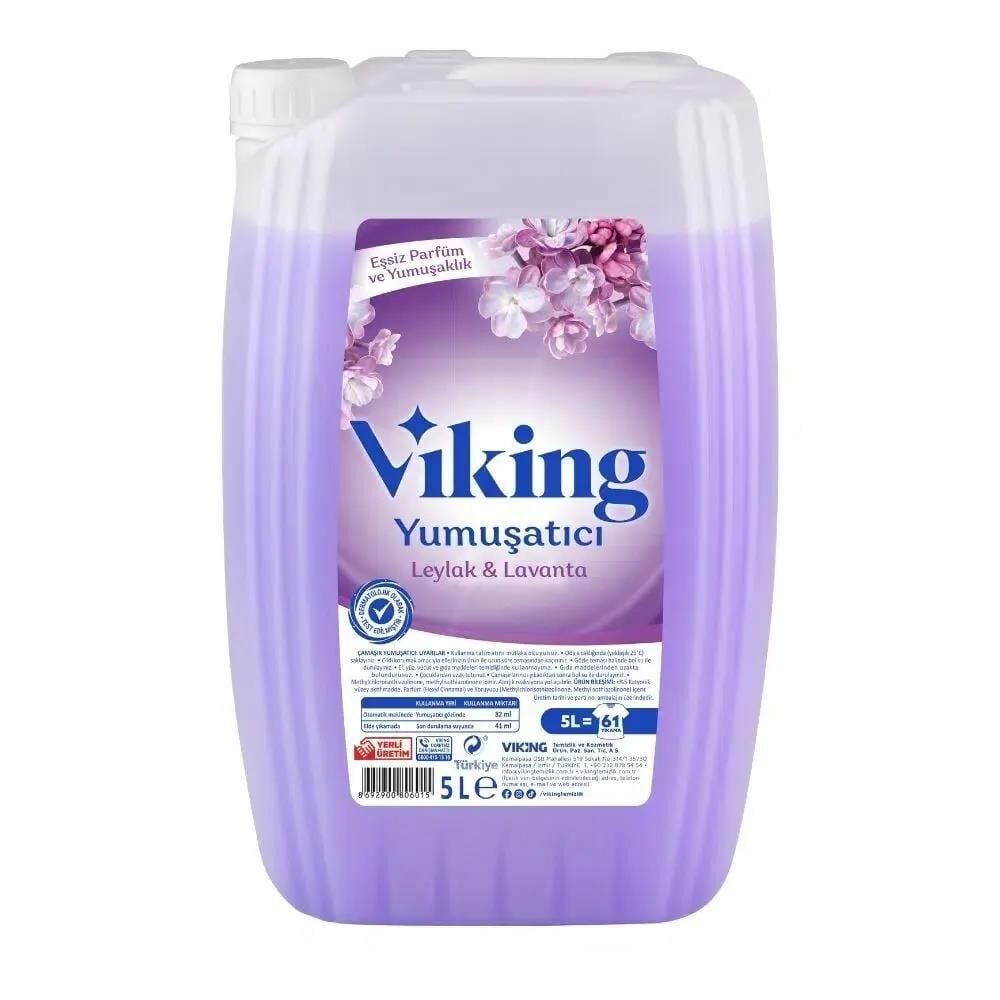 VİKİNG YUMUSATICI 5 L MOR LEYLAK & LAVANTA TUTKULU 61 YIKAMA