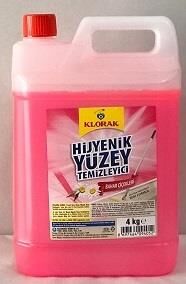 KLORAK 4 KG HİJYENİK YÜZEY TEMİZLEYİCİ  PEMBE ORKİDE & BAHAR ÇIÇEKLERI