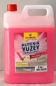 KLORAK 4 KG HİJYENİK YÜZEY TEMİZLEYİCİ  PEMBE ORKİDE & BAHAR ÇIÇEKLERI
