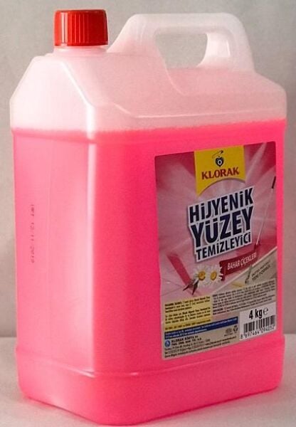 KLORAK 4 KG HİJYENİK YÜZEY TEMİZLEYİCİ  PEMBE ORKİDE & BAHAR ÇIÇEKLERI