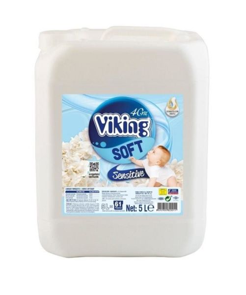 VİKİNG YUMUSATICI 5 L BEYAZ SENSITIVE 61 YIKAMA