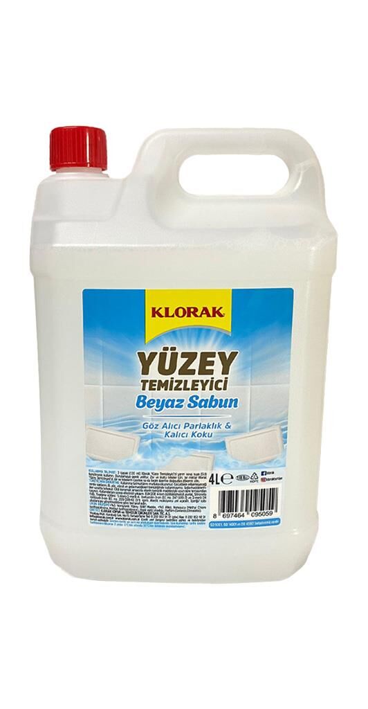KLORAK 4 KG YÜZEY TEMİZLEYİCİ BEYAZ SABUN
