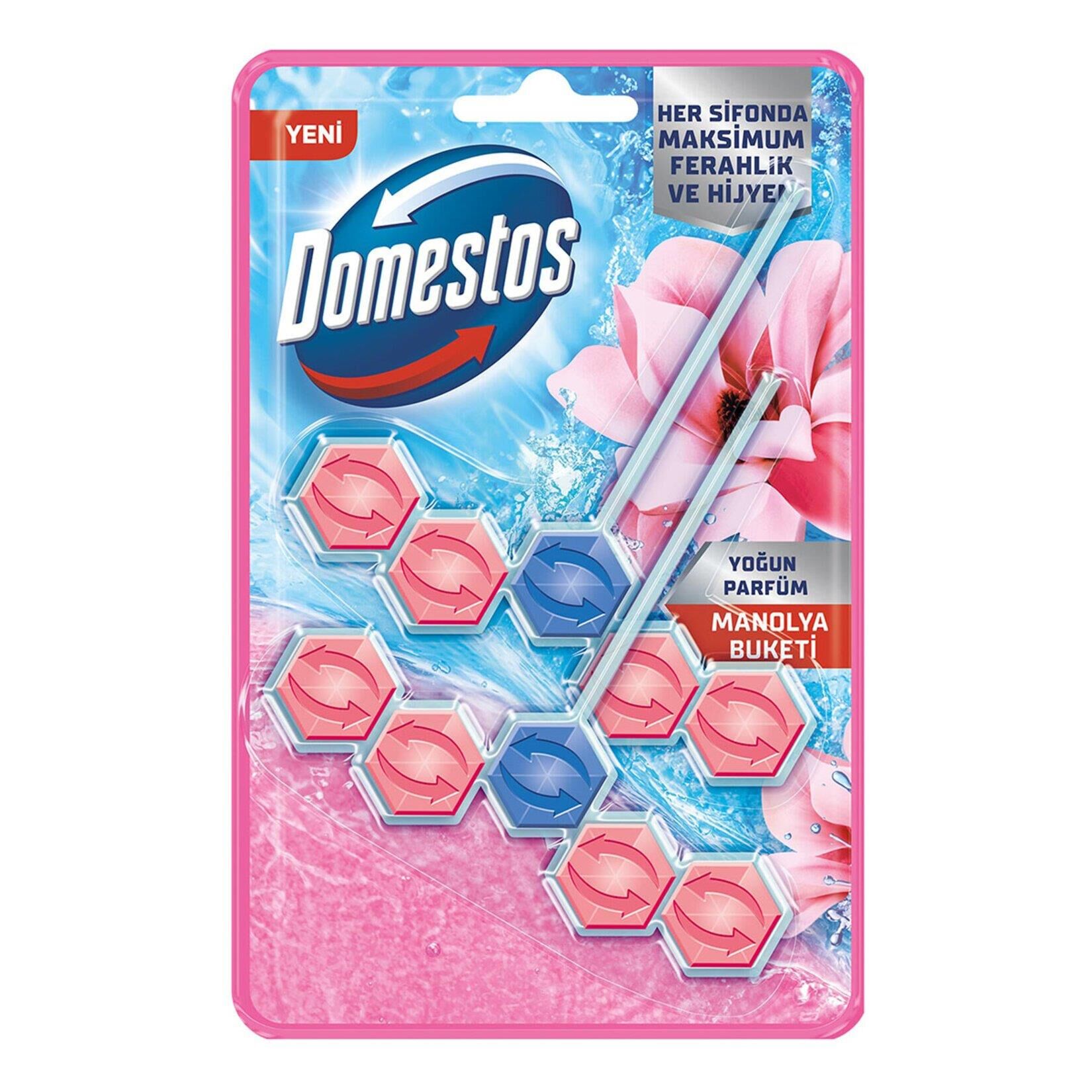 DOMESTOS WC BLOK İKİLİ MANOLYA BUKETİ 2*50 G.
